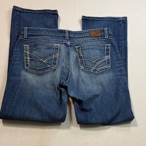 BKE Women's Boot Cut Jeans - Classic Blue